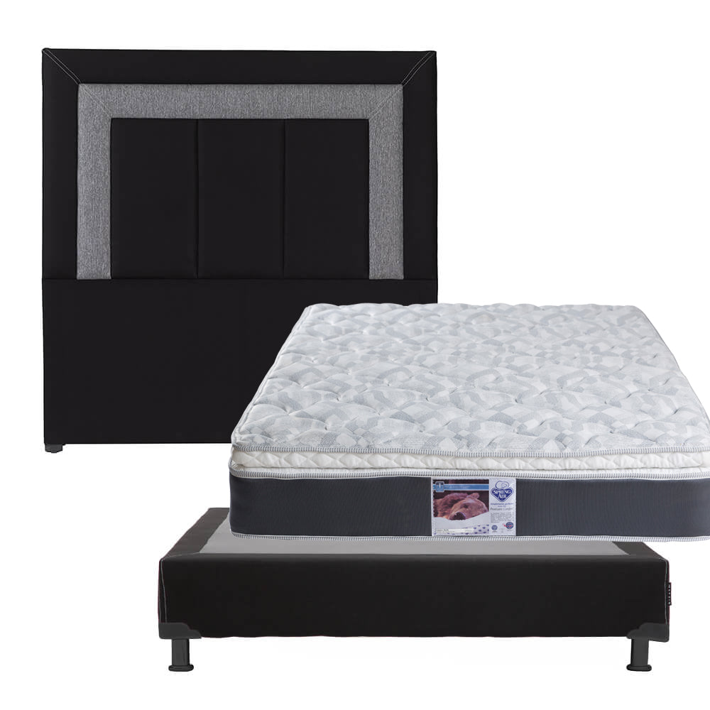 Cabecera Dicasa Bora con Box con Colchón