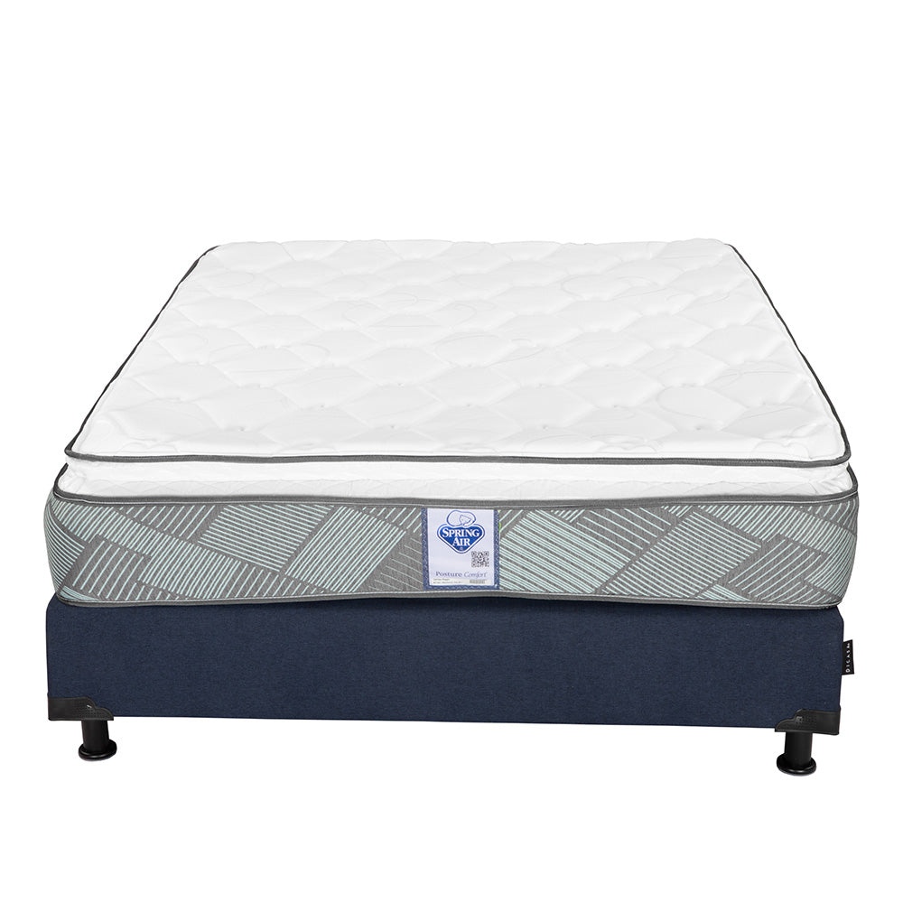 Colchón Spring Air Baggio con Box con Ropa de Cama