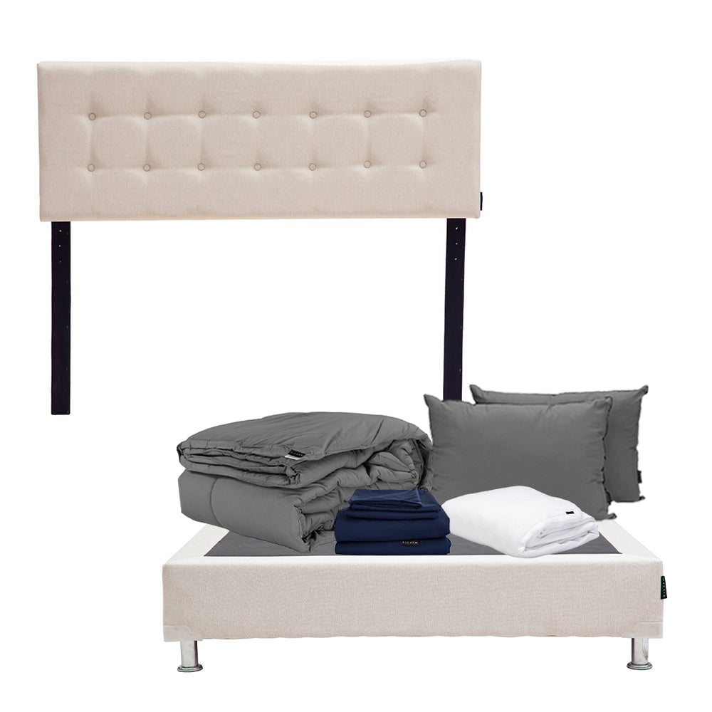 Cabecera Dicasa Bilbao Con Box Con Ropa de Cama