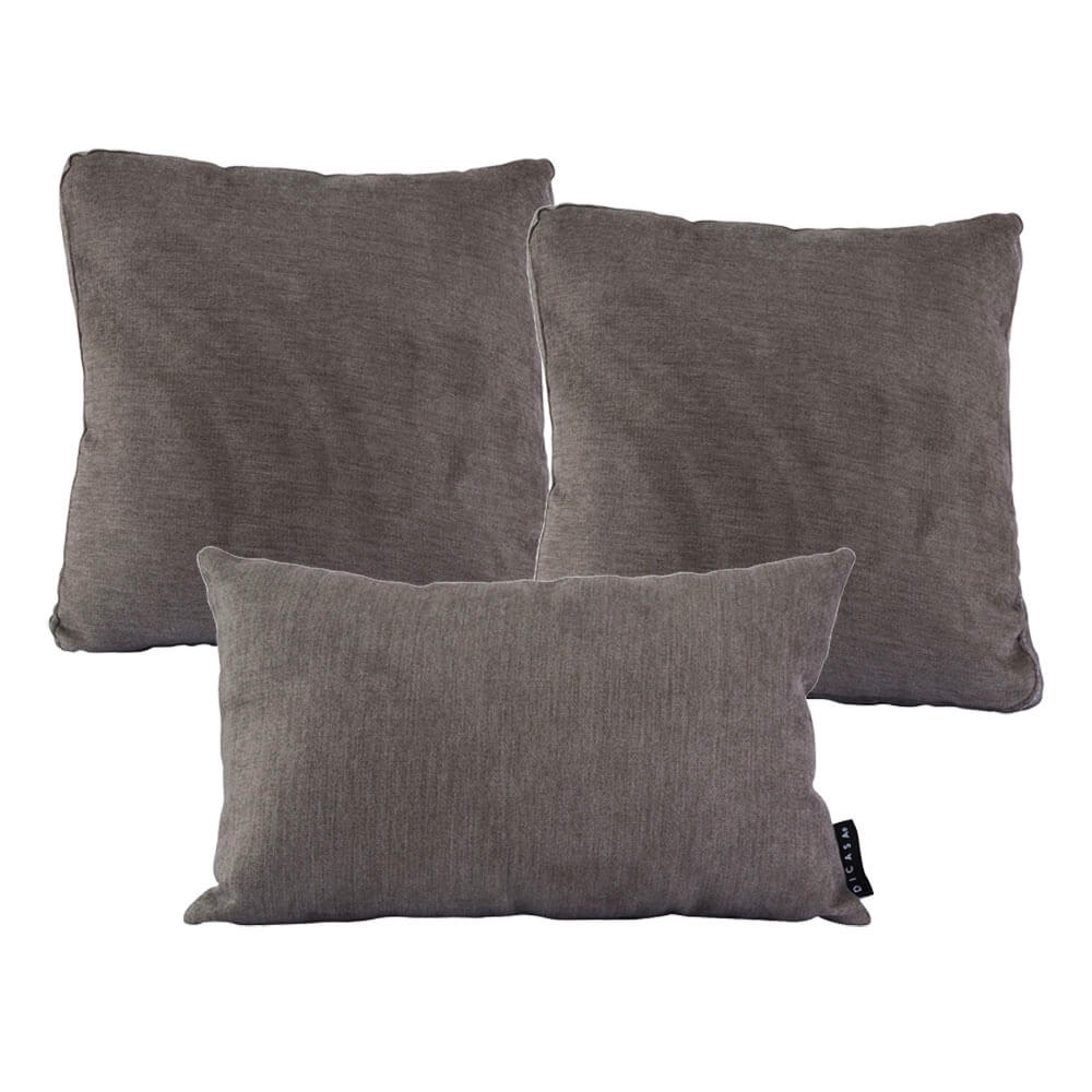 Set de 3 Cojines Dicasa Zita y Delta