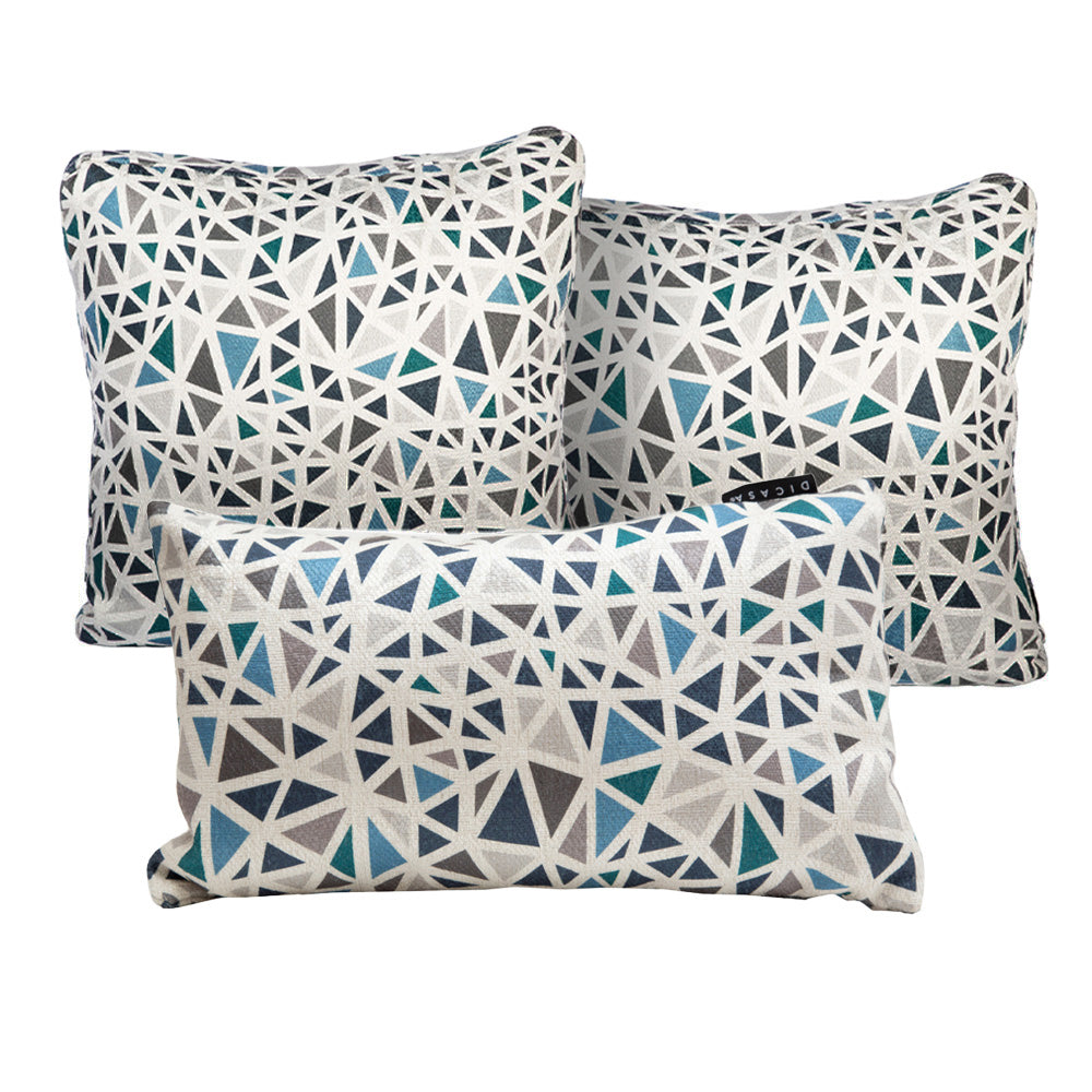 Set de 3 Cojines Dicasa Zita y Delta