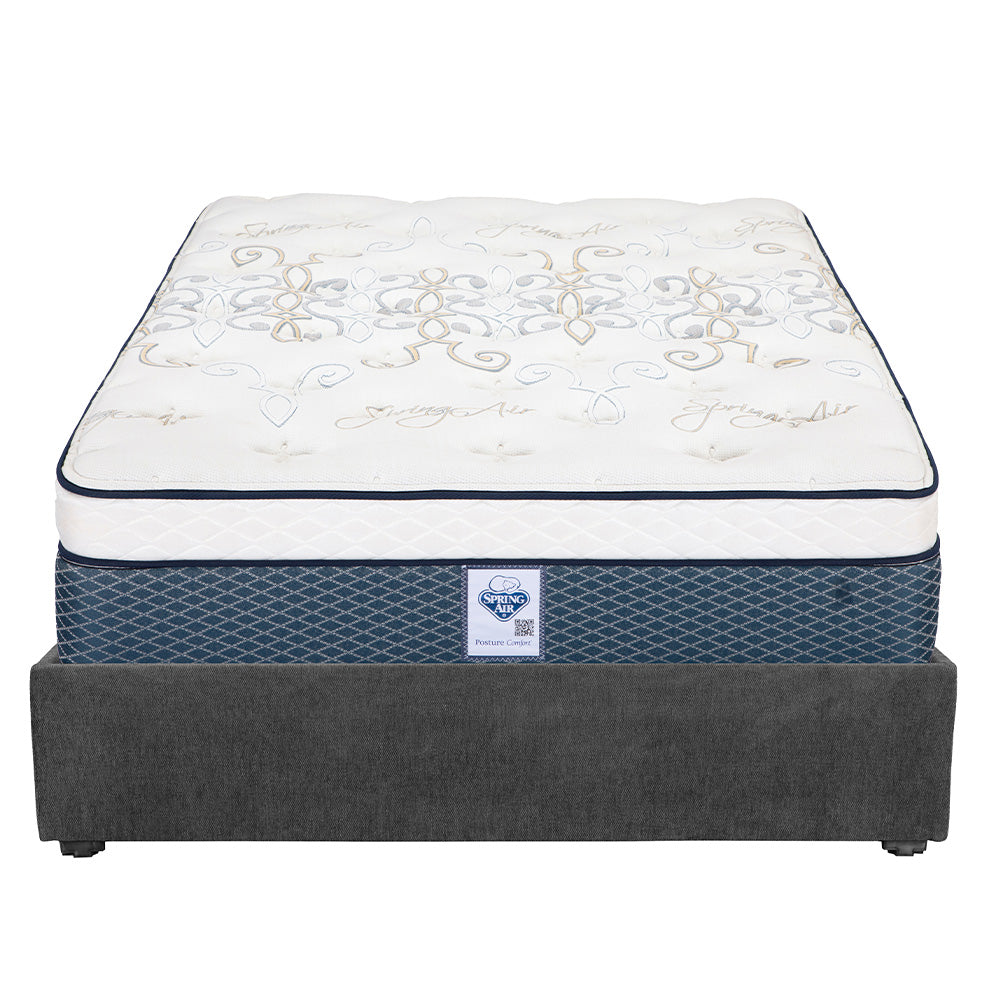 Colchón Spring Air Cantabria con Base Cama con Ropa de Cama