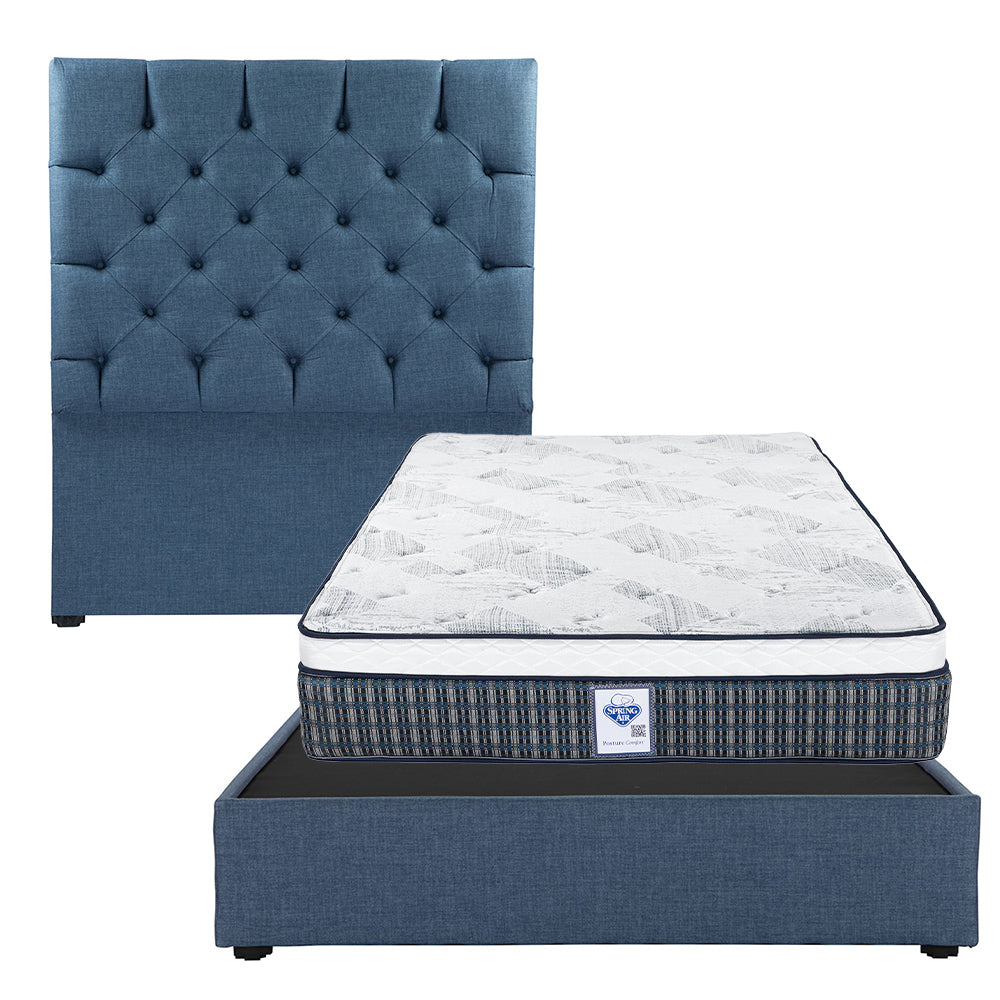 Cabecera Dicasa Capri con Base Cama con Colchón