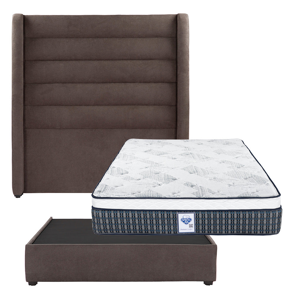 Cabecera Dicasa Polar con Base Cama con Colchón