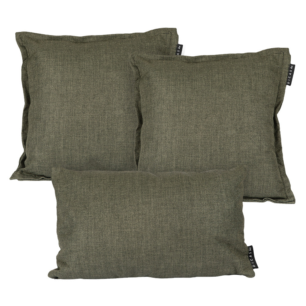 Set de 3 Cojines Dicasa Kappa y Delta