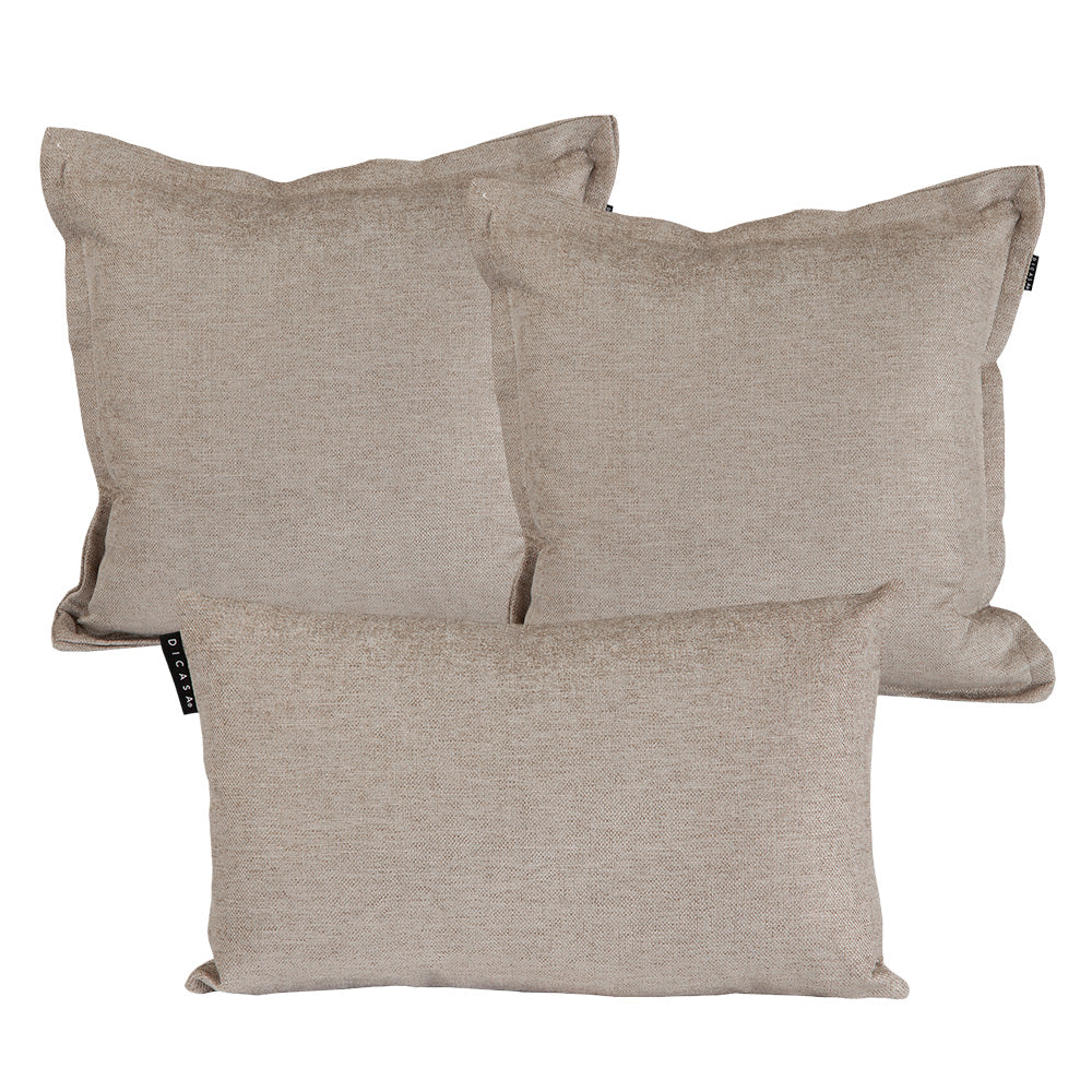 Set de 3 Cojines Dicasa Kappa y Delta