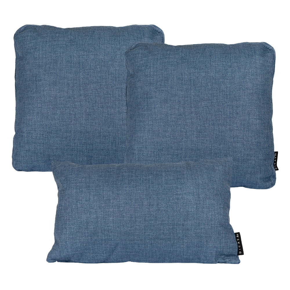 Set de 3 Cojines Dicasa Zita y Delta