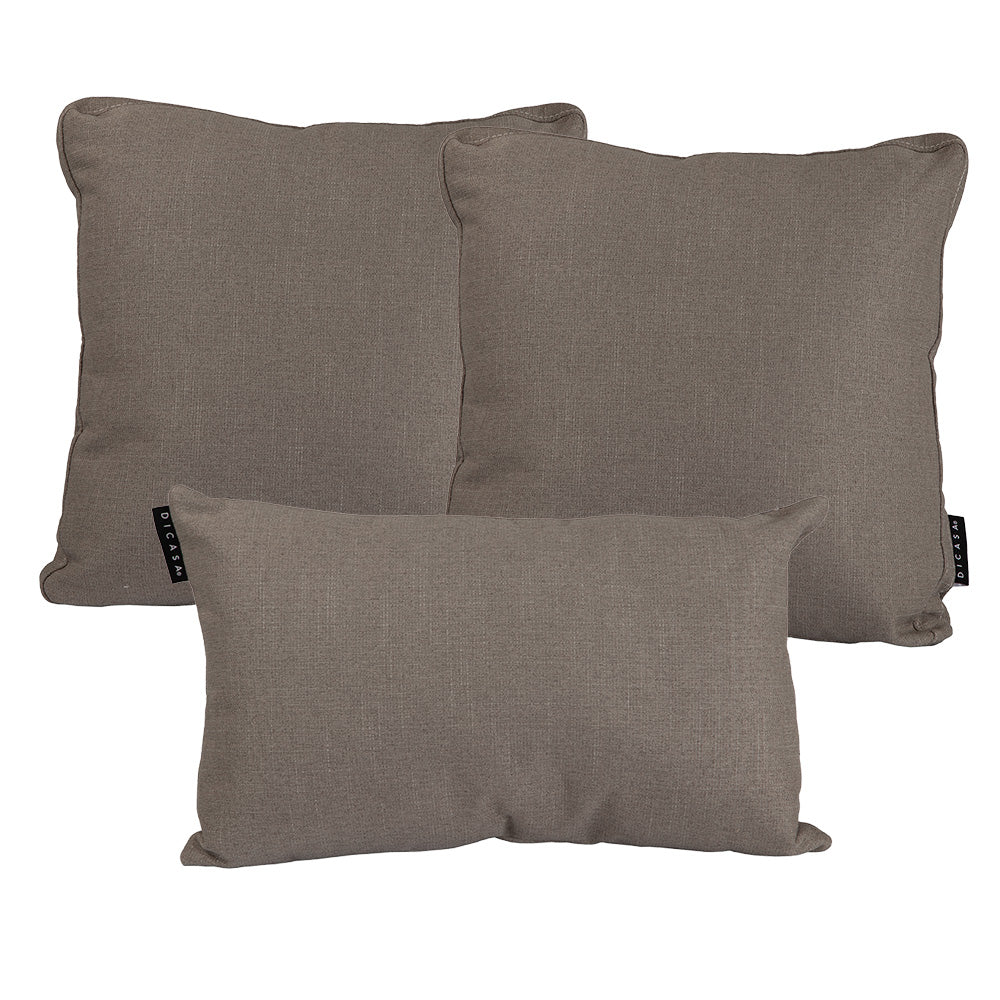 Set de 3 Cojines Dicasa Zita y Delta
