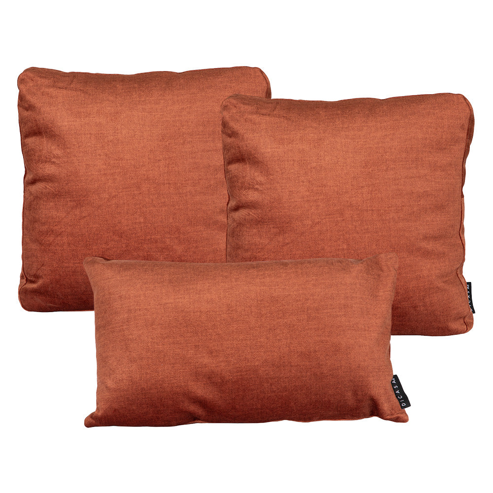 Set de 3 Cojines Dicasa Zita y Delta Outlet
