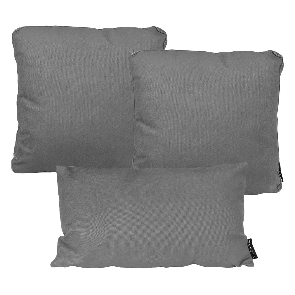 Set de 3 Cojines Dicasa Zita y Delta