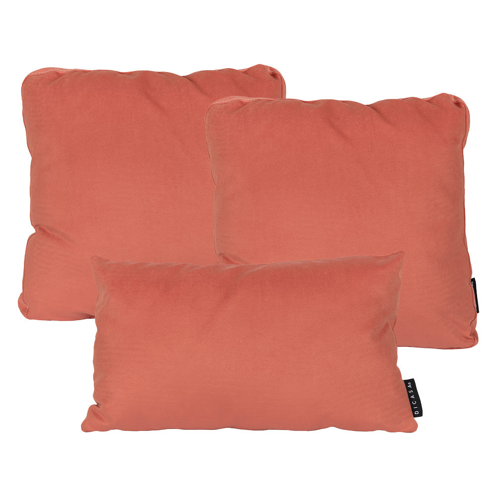 Set de 3 Cojines Dicasa Zita y Delta Outlet
