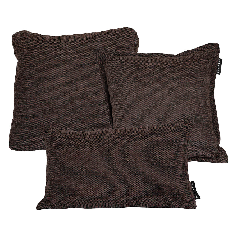 Set de 3 Cojines Dicasa Kappa, Zita y Delta