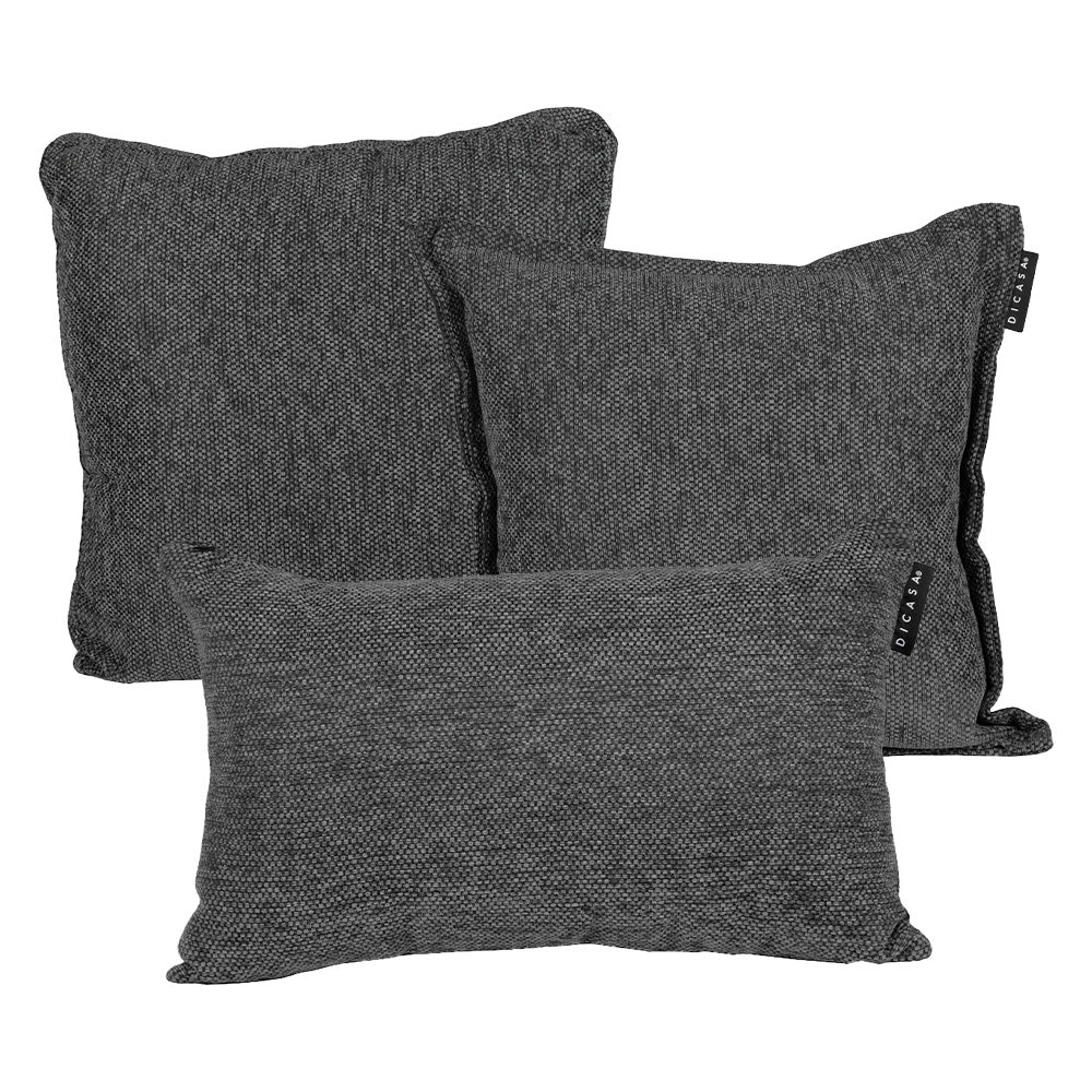 Set de 3 Cojines Dicasa Kappa, Zita y Delta