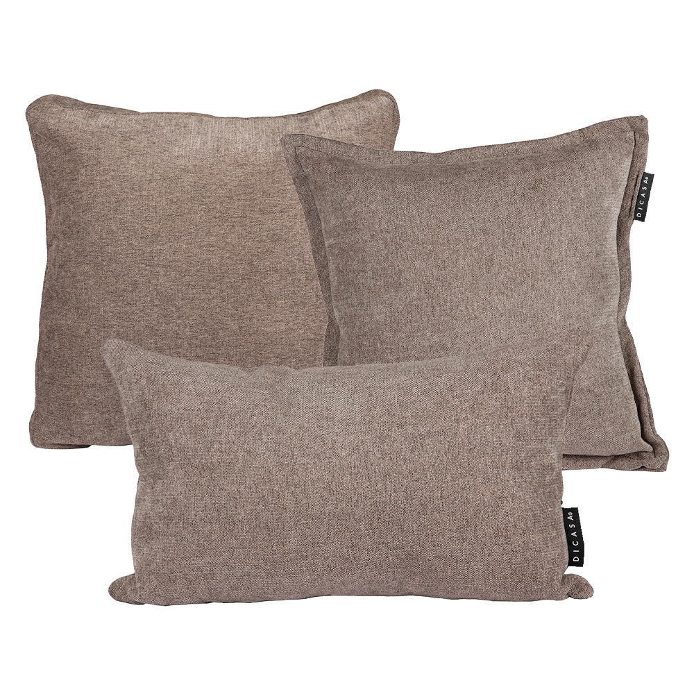 Set de 3 Cojines Dicasa Kappa, Zita y Delta