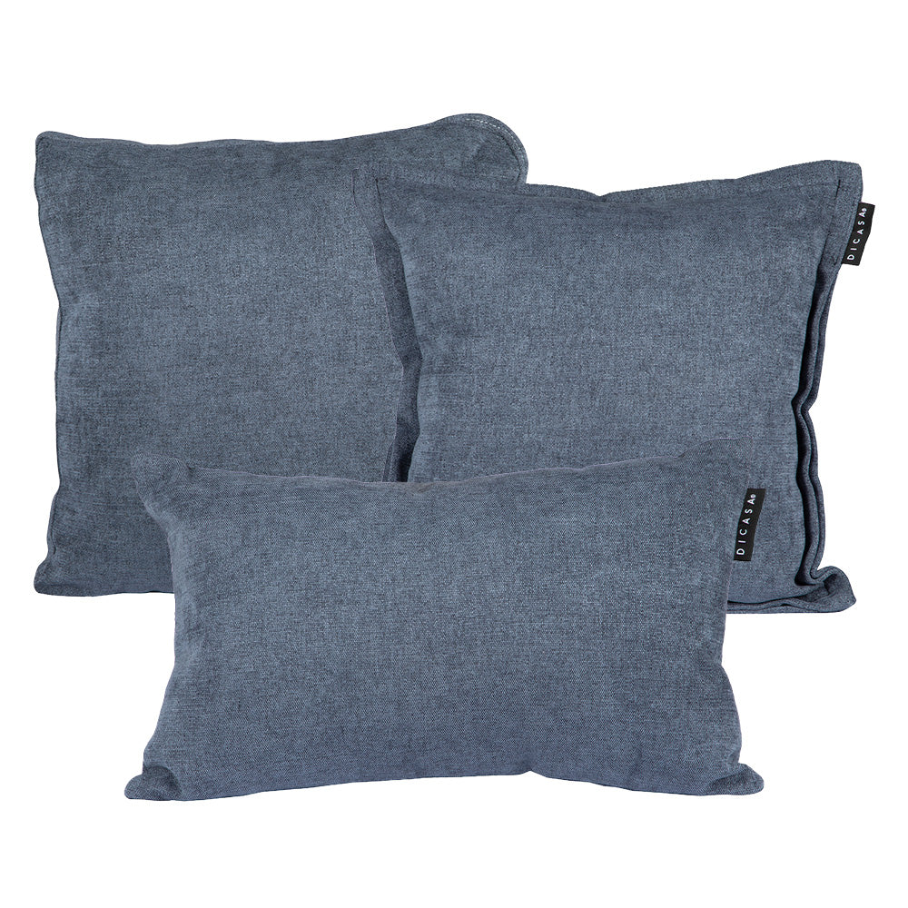 Set de 3 Cojines Dicasa Kappa, Zita y Delta
