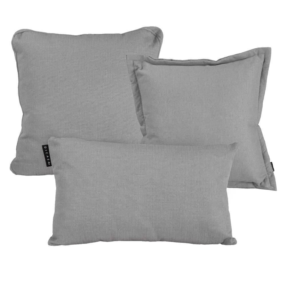 Set de 3 Cojines Dicasa Kappa, Zita y Delta