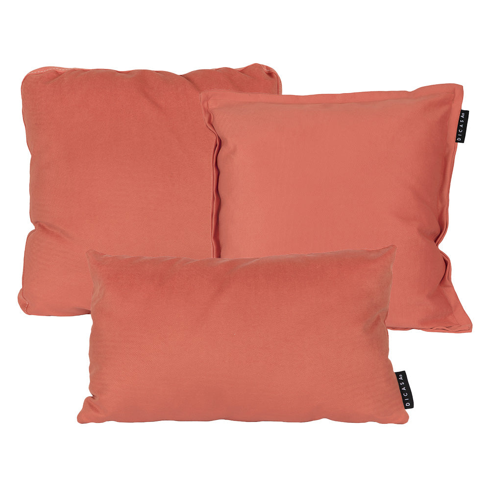 Set de 3 Cojines Dicasa Kappa, Zita y Delta