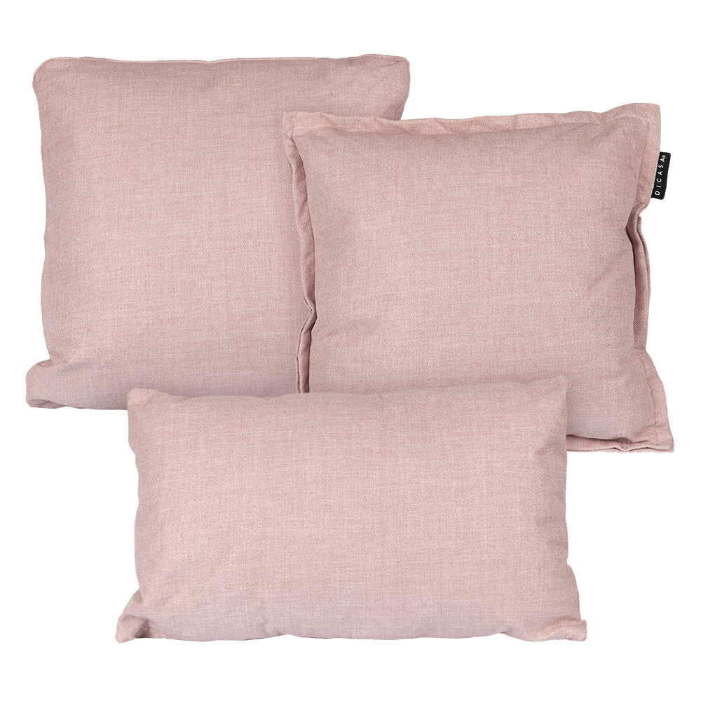 Set de 3 Cojines Dicasa Kappa, Zita y Delta