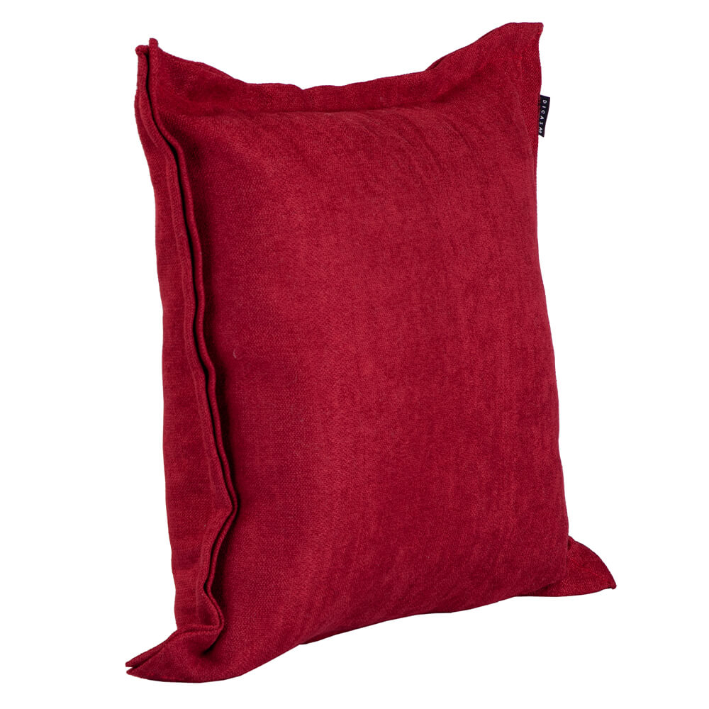 Set de 3 Cojines Dicasa Kappa Rojo, Zita Azul Marino y Delta Mostaza