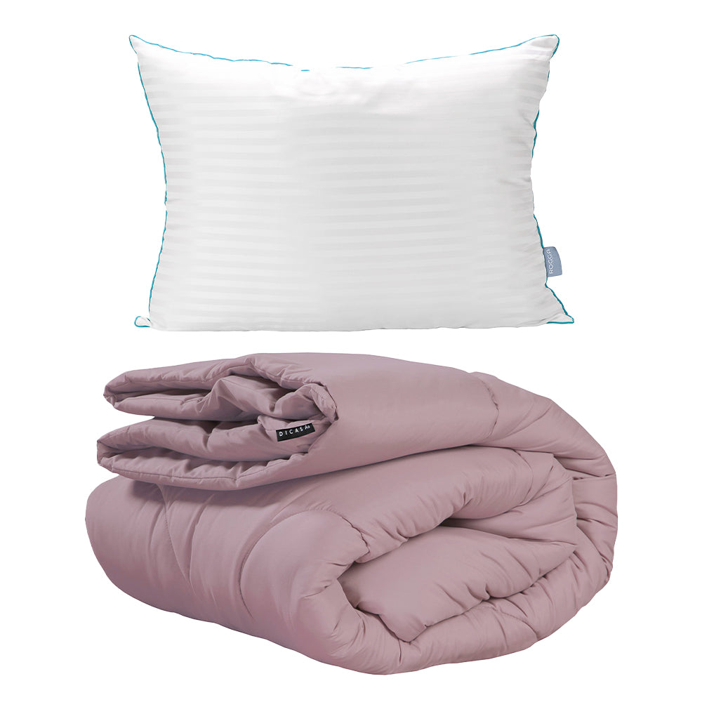 Edredon Dicasa Homy Lila con Ropa de Cama