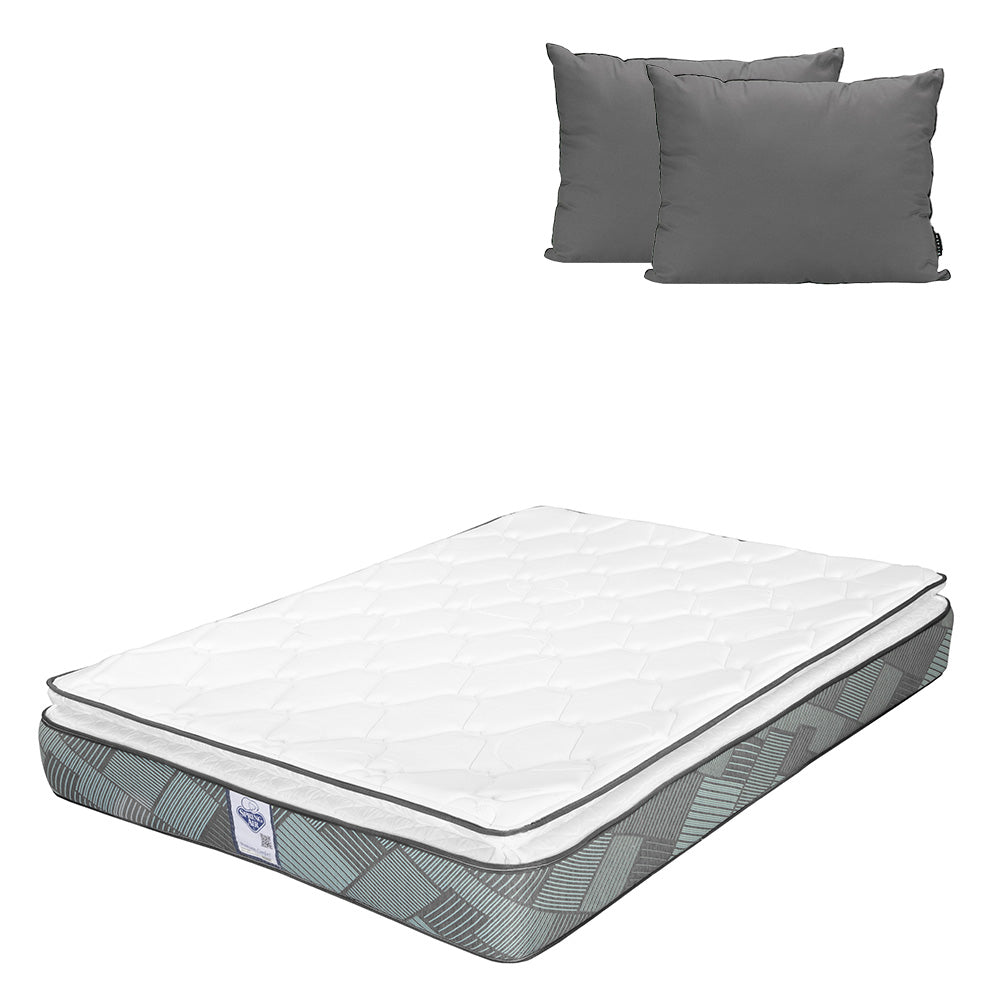 Colchón Spring Air Baggio con Ropa de Cama