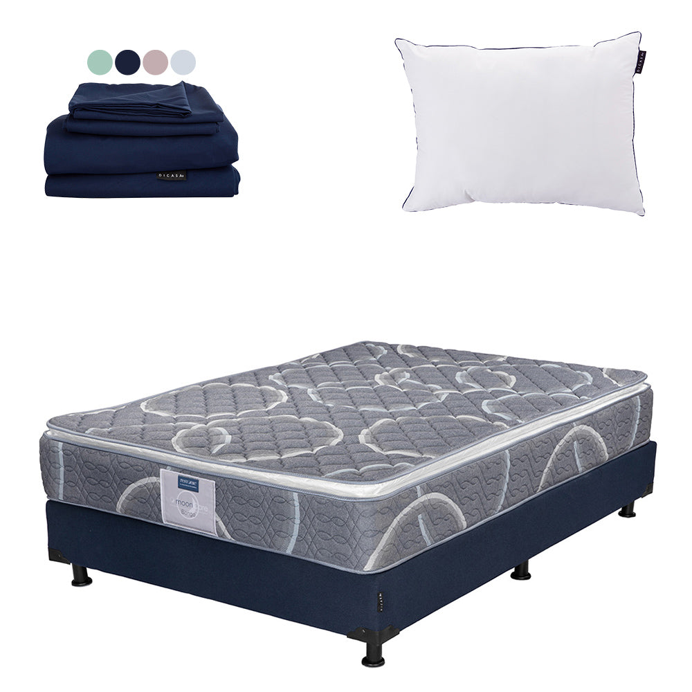 Colchón Dicasa Bongo con Box con Ropa de Cama