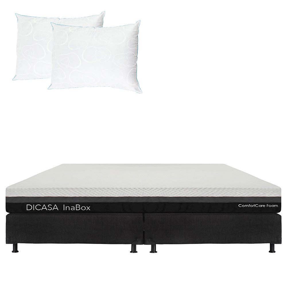 Colchón en caja Dicasa InaBox con Box con Ropa de Cama