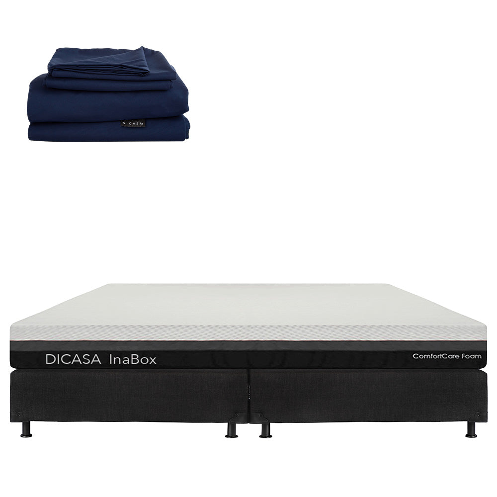 Colchón en caja Dicasa InaBox con Box con Ropa de Cama