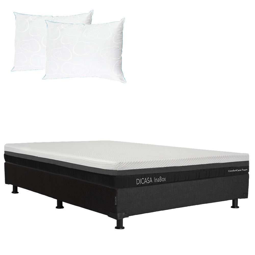 Colchón en caja Dicasa InaBox con Box con Ropa de Cama