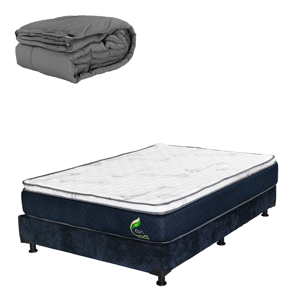 Colchón Dicasa Eon con Box con Ropa de Cama
