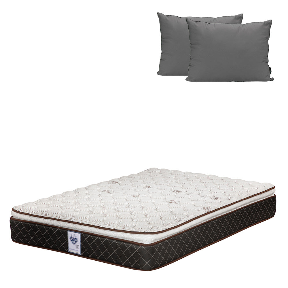 Colchón Spring Air Minesota con Ropa de Cama