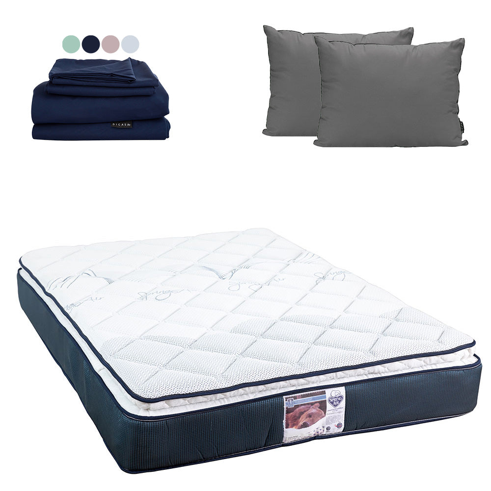 Colchón Spring Air Monaco con Ropa de Cama