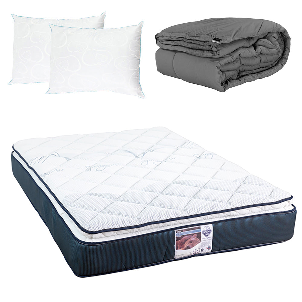 Colchón Spring Air Monaco con Ropa de Cama