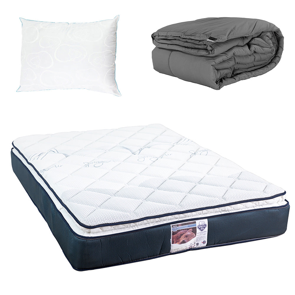 Colchón Spring Air Monaco con Ropa de Cama