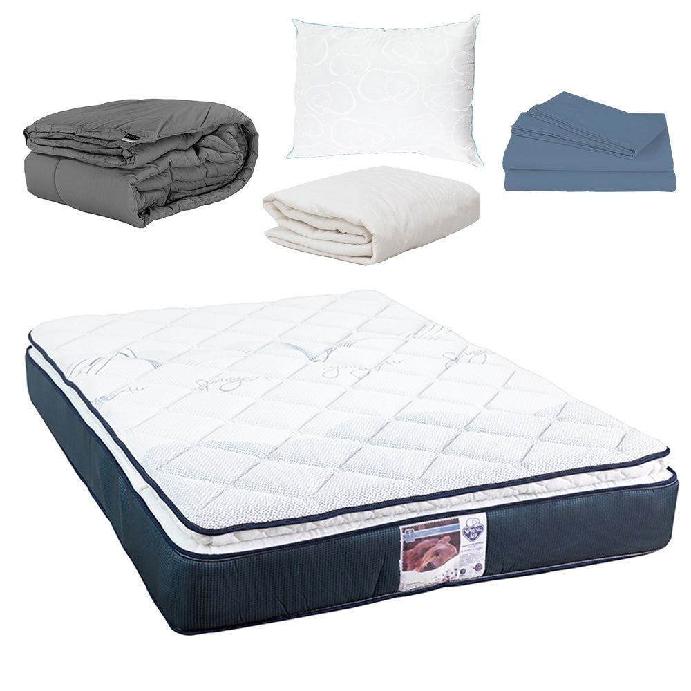 Colchón Spring Air Monaco con Ropa de Cama