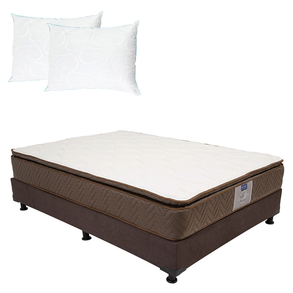 Colchón Restonic Nautilus con Box con Ropa de Cama