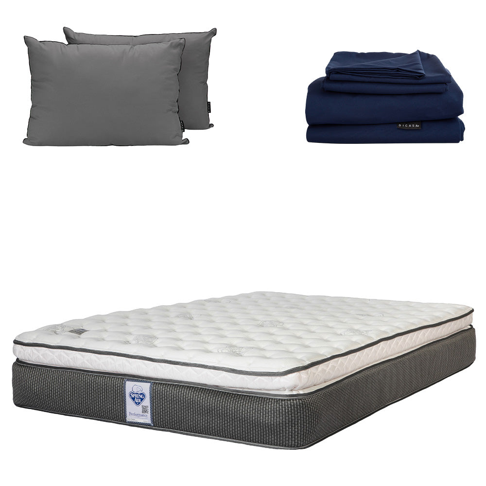 Colchón Spring Air Phantom con Ropa de Cama