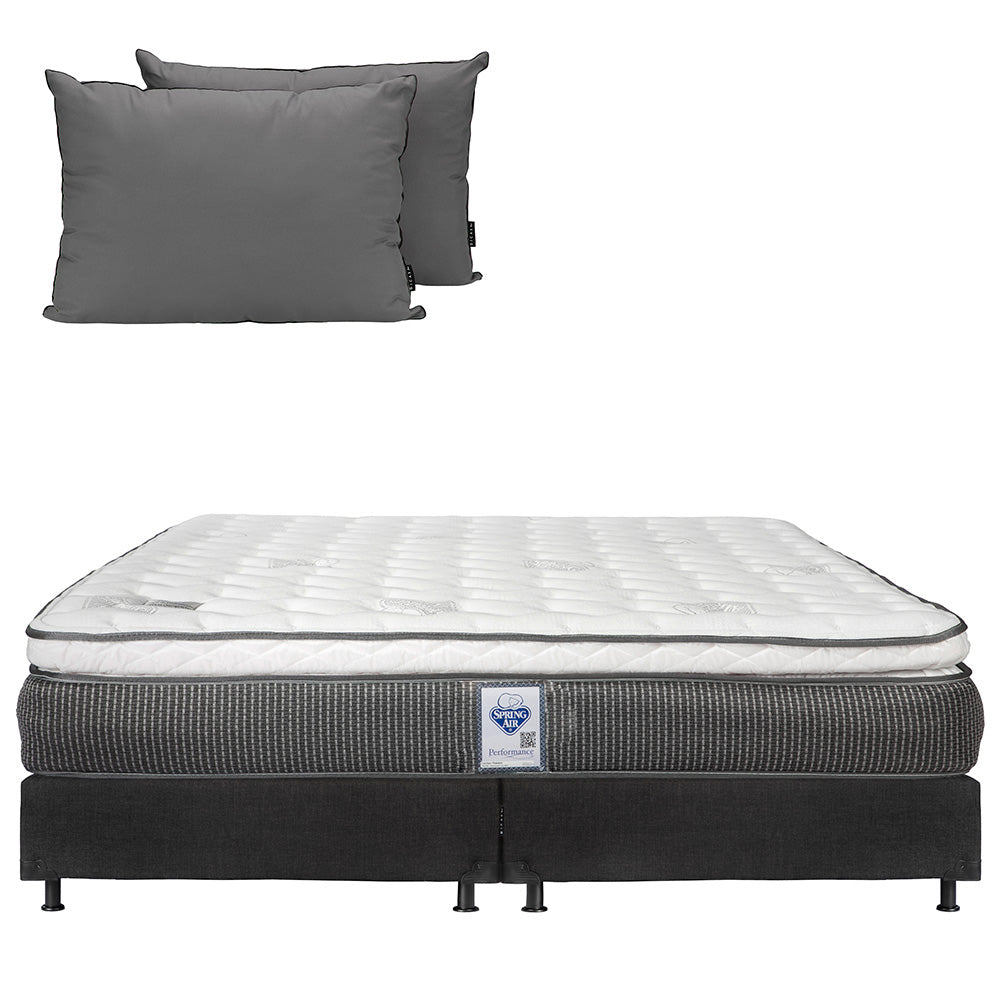 Colchón Spring Air Phantom con Box con Ropa de Cama