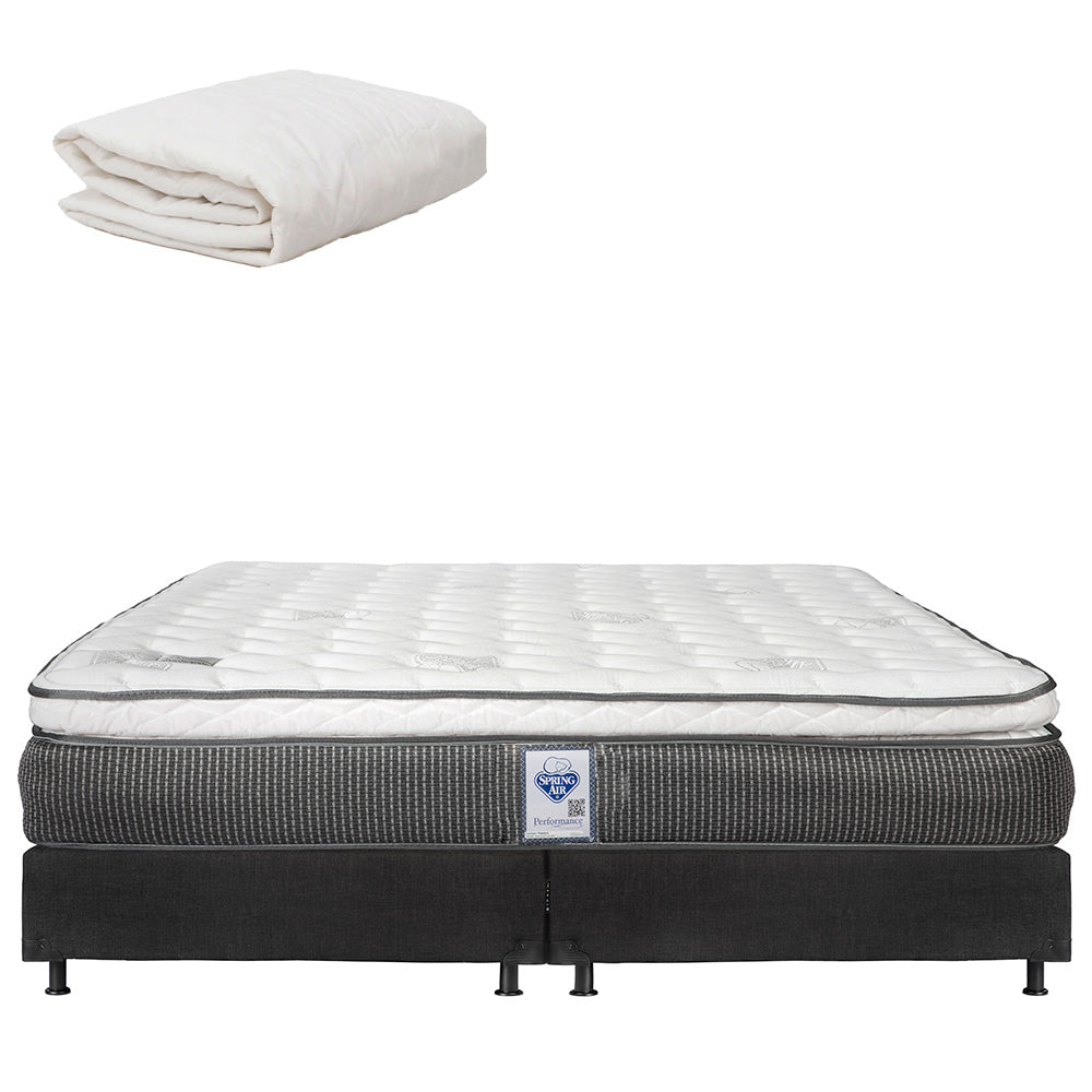 Colchón Spring Air Phantom con Box con Ropa de Cama