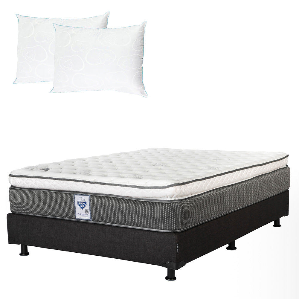 Colchón Spring Air Phantom con Box con Ropa de Cama