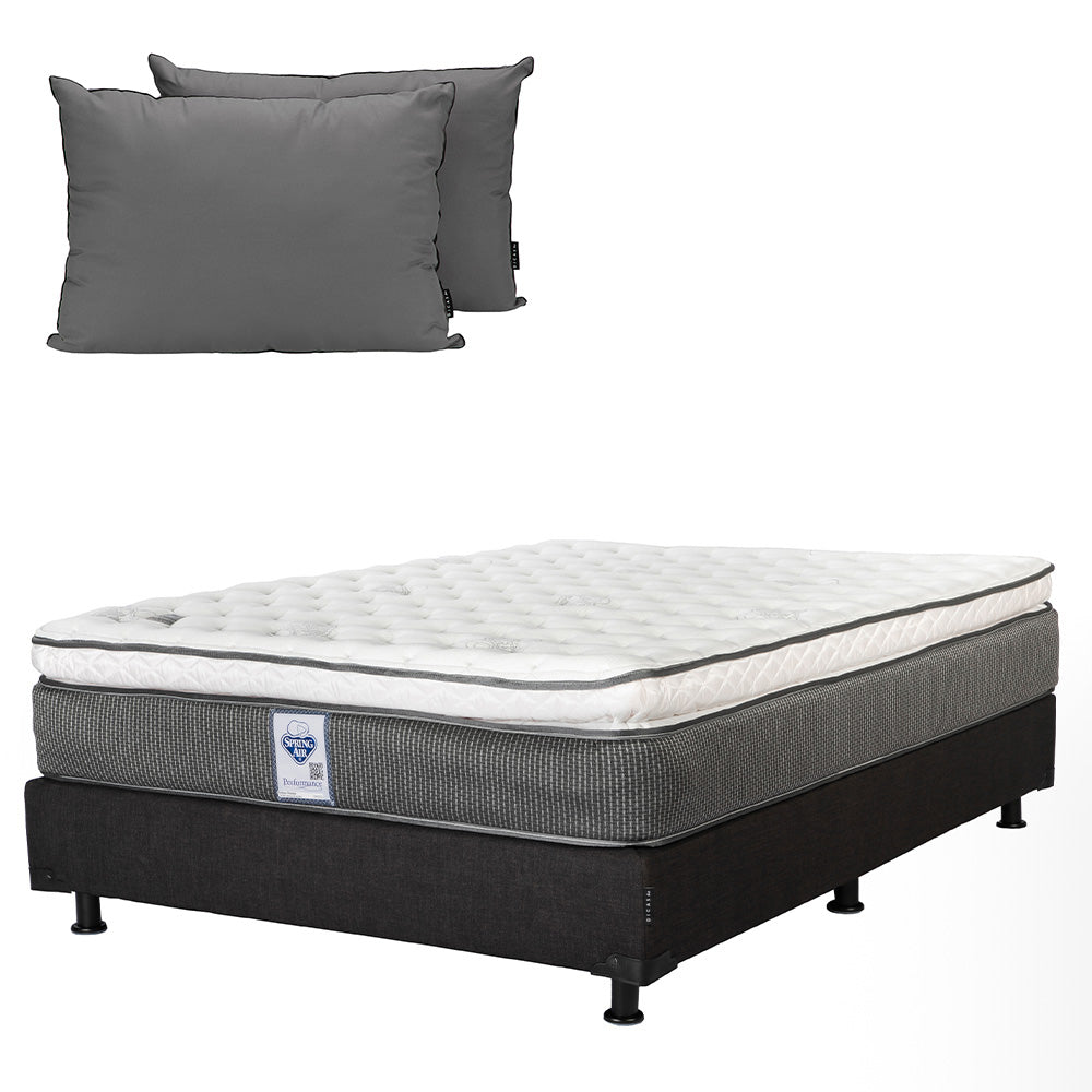 Colchón Spring Air Phantom con Box con Ropa de Cama