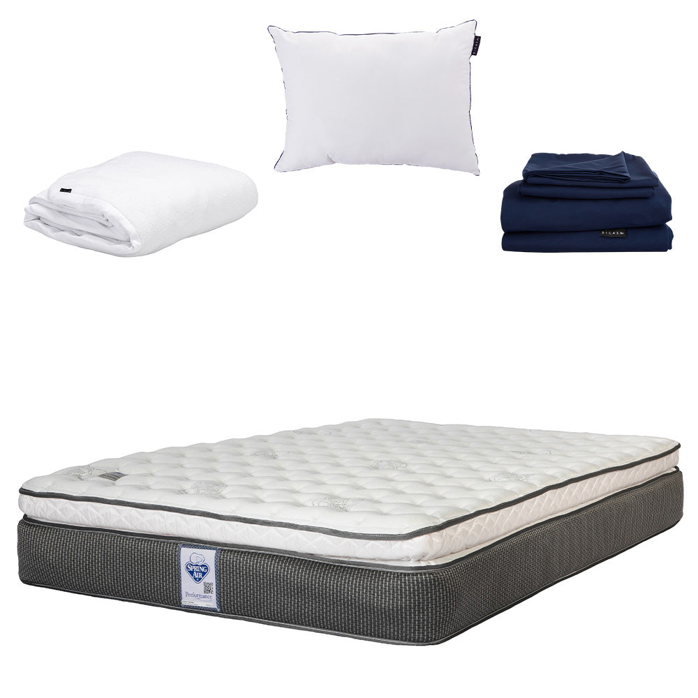 Colchón Spring Air Phantom con Ropa de Cama