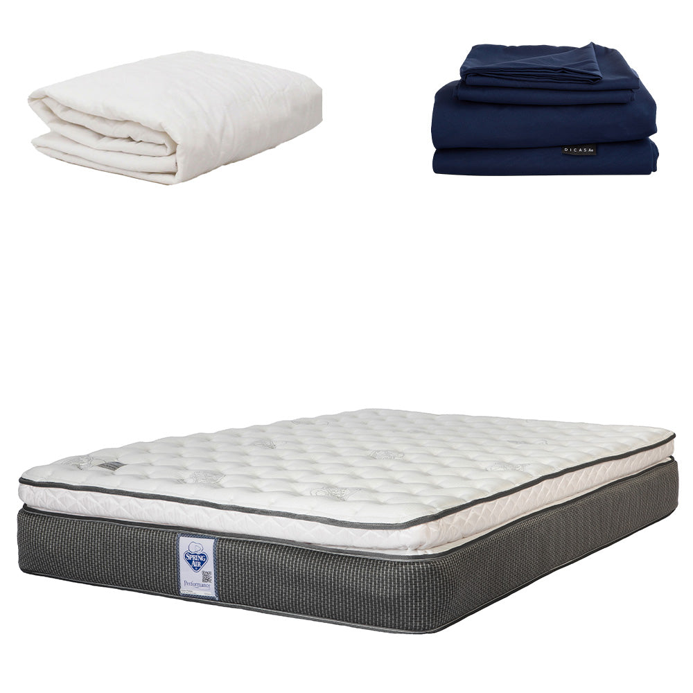 Colchón Spring Air Phantom con Ropa de Cama