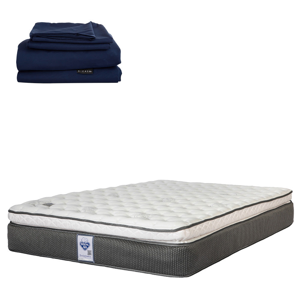 Colchón Spring Air Phantom con Ropa de Cama