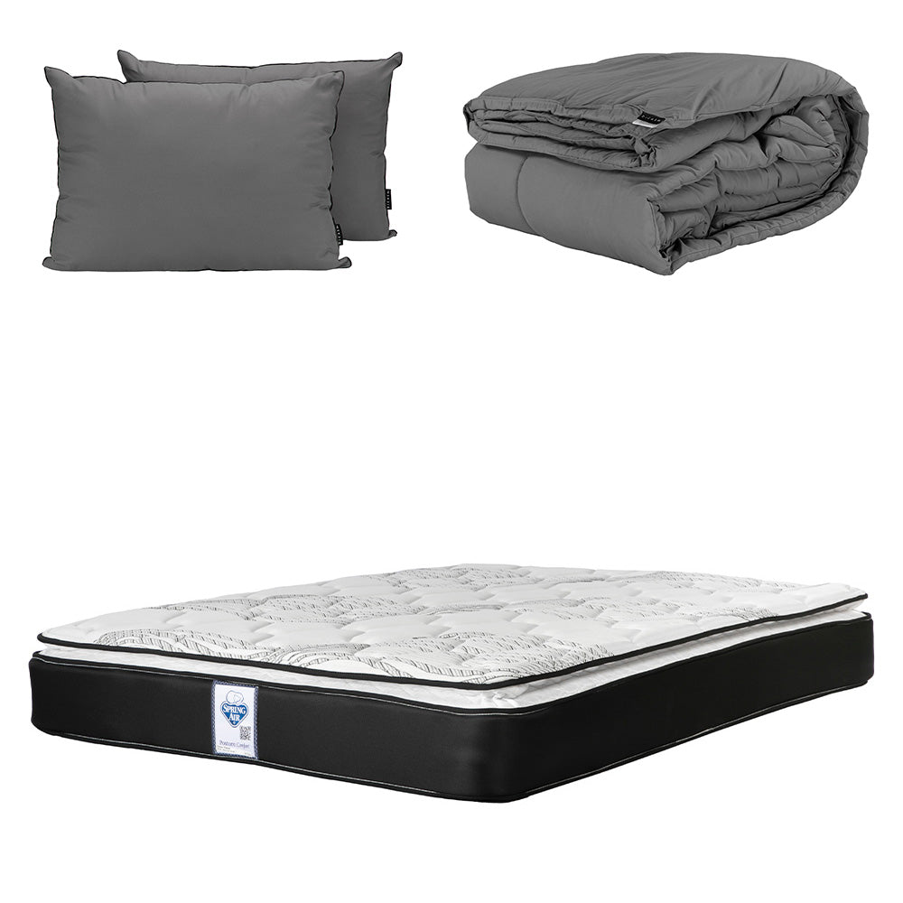 Colchón Spring Air Premier con Ropa de Cama