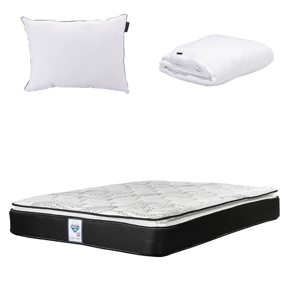 Colchón Spring Air Premier con Ropa de Cama