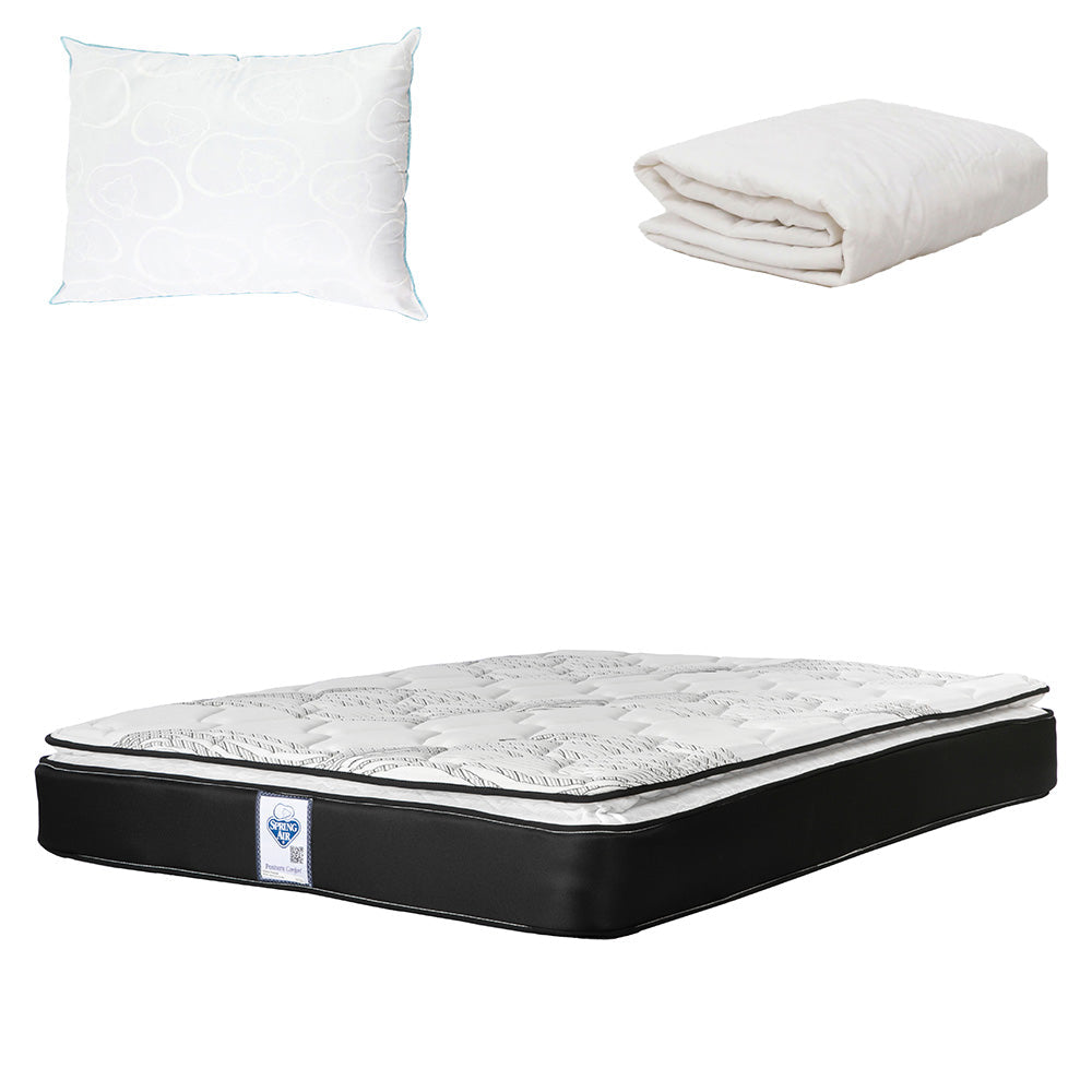 Colchón Spring Air Premier con Ropa de Cama