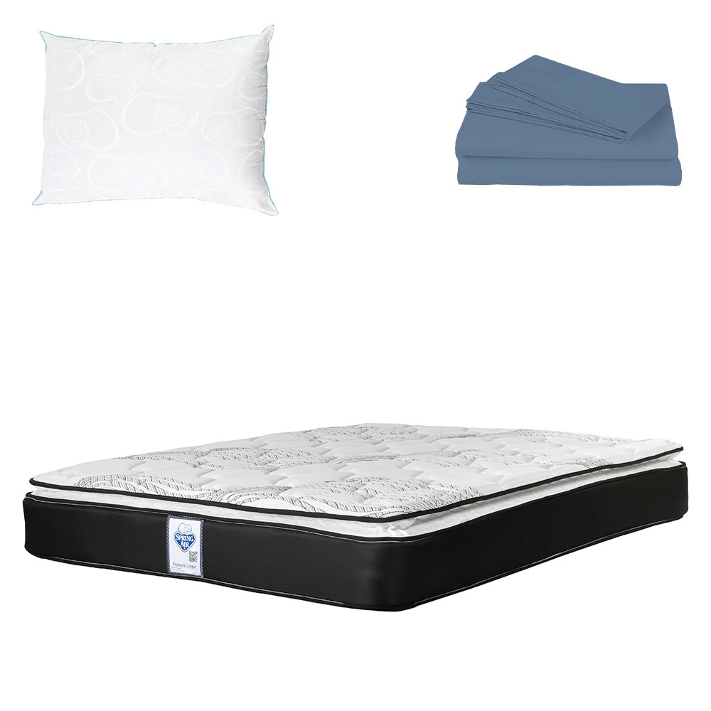 Colchón Spring Air Premier con Ropa de Cama