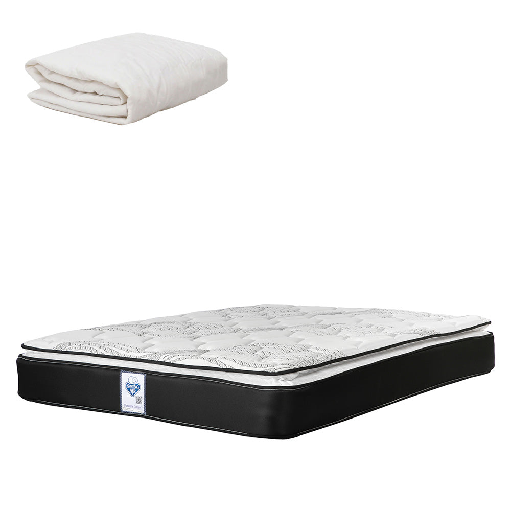 Colchón Spring Air Premier con Ropa de Cama