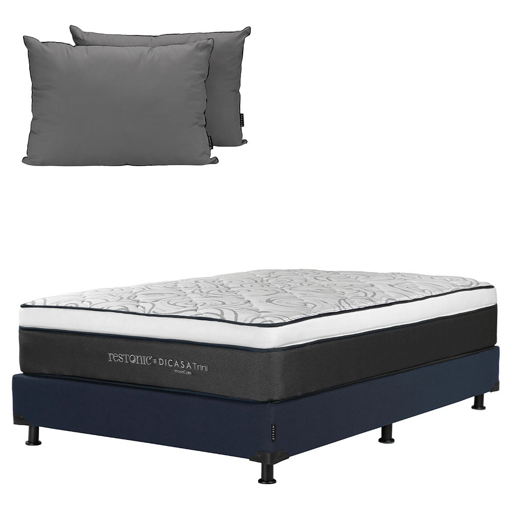 Colchón Dicasa Trini con Box con Ropa de Cama